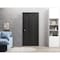Sartodoors Sliding Closet Bi-fold Doors 36 x 80in, Quadro 4111 Matte Black, Sturdy Tracks Moldings Trims QUADRO4111BF-BLK-36 - alternate 3